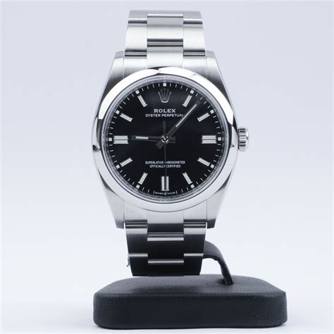 rolex oyster 36 black|rolex op 36 retail price.